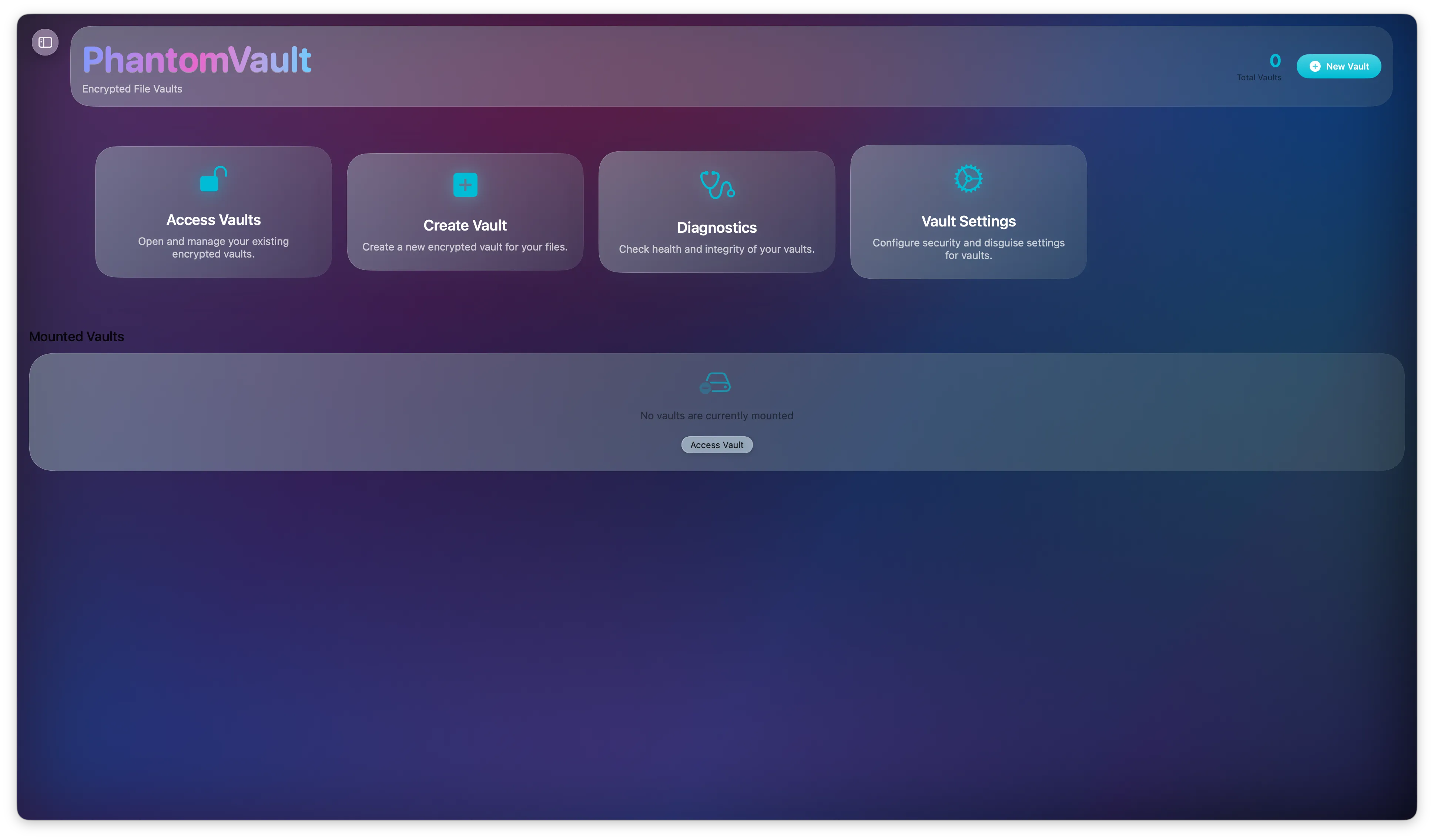 PhantomVault Interface